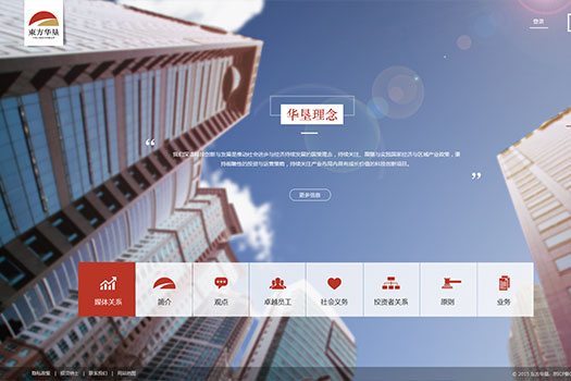 东方华垦网站建设案例